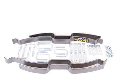 Helper Spring Kit - Pro - Add-A-Leaf - Stock Height - Rear - Steel - Silver Powder Coat - Ford Fullsize Truck 2015 - Kit