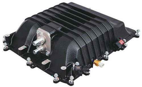 Supercharger Top Plate - Replacement Part - Black Powder Coat - Chevy Camaro 2012-15 - Each