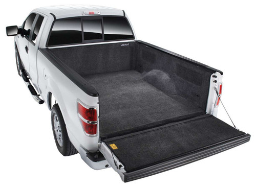 Bed Mat - BedRug Bed Liner - Padded - Hook and Loop Attachment - Sides / Tailgate Included - Composite - Black - No Liner - 5 ft 6 in Bed - Step Gate - Ford Fullsize Truck 2009-14 - Kit