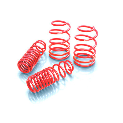 Suspension Spring Kit - Sportline - Lowering - 4 Coil Springs - Red Powder Coat - Small Block Chevy - GM F-Body 1982-92 - Kit