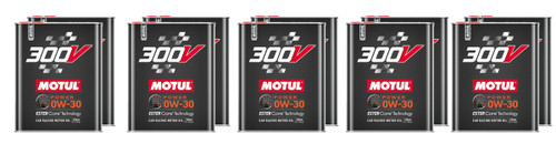 Motor Oil - 300V Power - 0W30 - Synthetic - 2 L Bottle - Set of 10