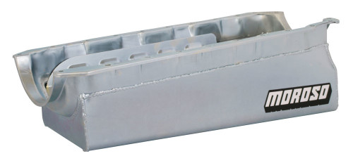 Engine Oil Pan - Street / Strip - Full Sump - 7 qt - 7-3/4 in Deep - Drag Race / Extreme Performance - Steel - Zinc Oxide - Big Block Chevy - Each