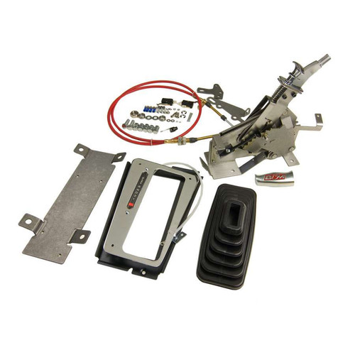 Shifter - Mega Shifter Console - Automatic - Console Mount - Forward / Reverse Pattern - 5 ft Cable - Hardware Included - GM F-Body 1971-81 - Kit Shifter - Mega Shifter Console - Automatic - Console Mount - Forward / Reverse Pattern - 5 ft Cable - Hardware Included - GM F-Body 1971-81 - Kit