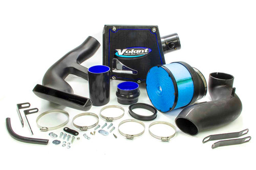 Air Induction System - Closed Box - Reusable Dry Filter - Plastic - Black - GM LS-Series - GM Fullsize Truck 2009-13 - Kit