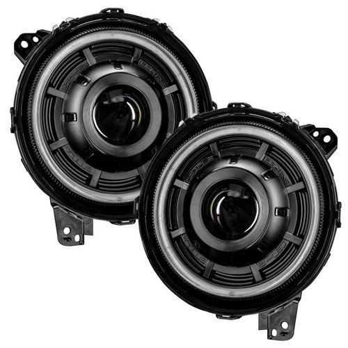 LED Light Halo - Oculus - White - Headlight - Jeep Wrangler JL 2018-20 - Kit