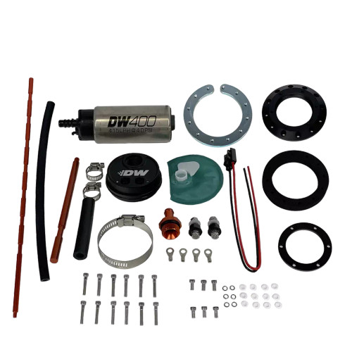 Fuel Pump Module - DW400 - Electric - In-Tank - Mounting Collar Included - 415 lph - Install Kit - Gas / Ethanol - Each