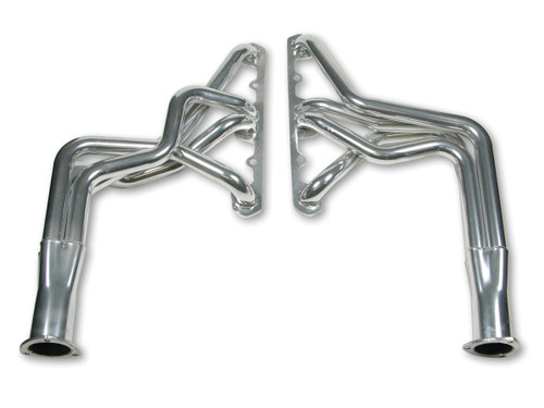 Headers - Competition - 1-5/8 in Primary - 3 in Collector - Steel - Black Paint - AMC V8 1968-79 - Pair