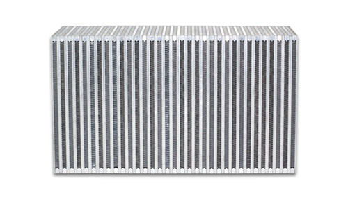 Intercooler Core - Vertical Flow - 18 x 6 x 12 in Tall - Aluminum - Natural - Each