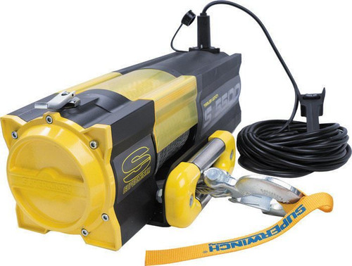 Winch - S5500 - 5500 lb Capacity - Roller Fairlead - 30 ft Remote - 9/32 in x 60 ft Steel Rope - 12V - Kit