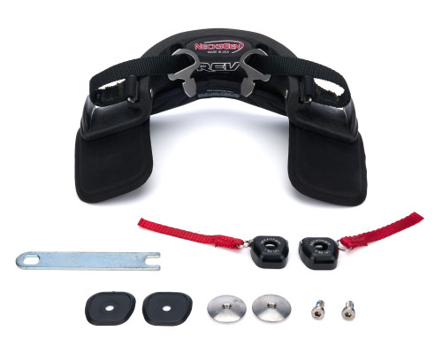 Head and Neck Support - REV - SFI 38.1 - Composite - Large - Kit Head and Neck Support - REV - SFI 38.1 - Composite - Large - Kit