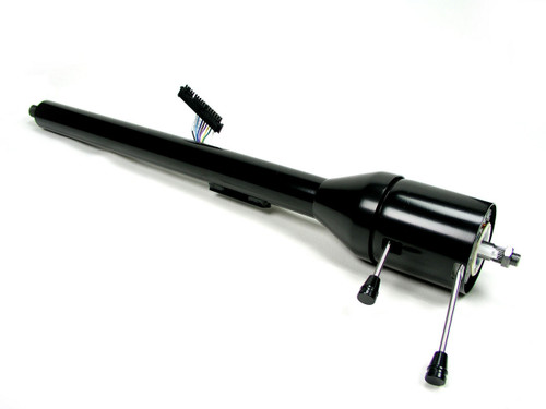 Steering Column - Retrofit - Tilt - Hazard / Turn Signal - Steel - Black Powder Coat - GM A-Body / F-Body 1967-68 - Each