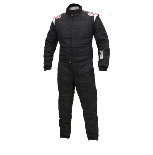 Driving Suit - Sport-TX Series - 1-Piece - SFI 3.2A/5 - Double Layer - Nomex - Black - 2X-Large - Each