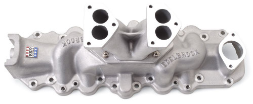 Intake Manifold - Slingshot - Two 2-Barrel - Dual Plane - Aluminum - Satin - Ford Flathead - Each Intake Manifold - Slingshot - Two 2-Barrel - Dual Plane - Aluminum - Satin - Ford Flathead - Each