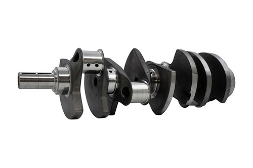 Crankshaft - Compstar - 4.000 in Stroke - Internal Balance - Forged Steel - 2-Piece Seal - GM LS-Series - Each