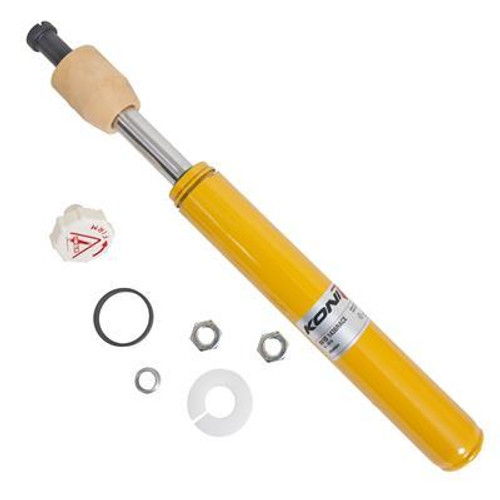Strut - Twintube - Double Adjustable - 20.260 in Extended / 15.240 in Collapsed - Front - Steel - Yellow Paint - Universal - Each