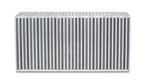 Intercooler Core - Vertical Flow - 22 x 6 x 11 in Tall - Aluminum - Natural - Each