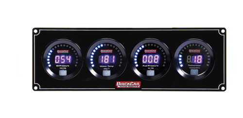 Gauge Panel Assembly - Digital - Oil Pressure / Water Temperature / Fuel Pressure / Tachometer - Black Face - Kit Gauge Panel Assembly - Digital - Oil Pressure / Water Temperature / Fuel Pressure / Tachometer - Black Face - Kit