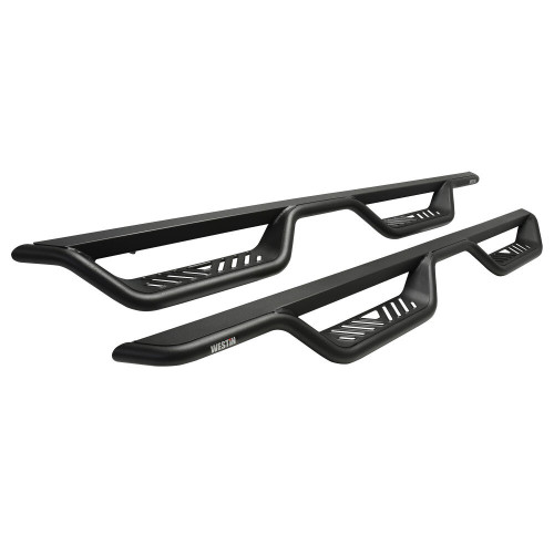 Step Bars - Outlaw Drop - Mount Kit Included - Steel - Black Powder Coat - 4-Door - Ford Midsize SUV 2021-22 - Pair Step Bars - Outlaw Drop - Mount Kit Included - Steel - Black Powder Coat - 4-Door - Ford Midsize SUV 2021-22 - Pair