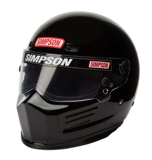 Helmet - Super Bandit - Full Face - Snell SA2020 - Head Restraint Ready - Black - Large - Each Helmet - Super Bandit - Full Face - Snell SA2020 - Head Restraint Ready - Black - Large - Each