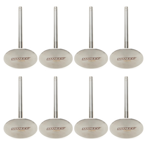 Intake Valve - 2.350 in Head - 11/32 in Valve Stem - 5.600 in Long - Titanium - Big Block Chevy - Set of 8