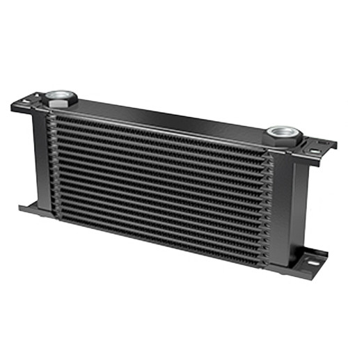Fluid Cooler - ProLine STD 6 Series - 12.99 x 15.66 1.97 in - Plate Type - 22 mm x 1.50 Female Inlet / Outlet - Aluminum - Black Paint - Universal - Each Fluid Cooler - ProLine STD 6 Series - 12.99 x 15.66 1.97 in - Plate Type - 22 mm x 1.50 Female Inlet / Outlet - Aluminum - Black Paint - Universal - Each