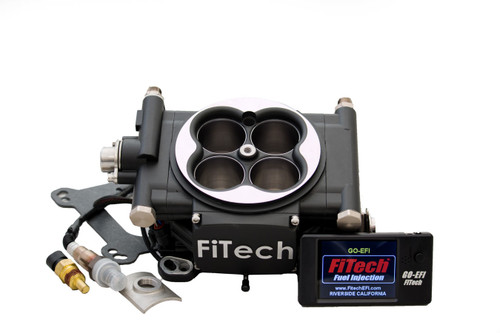 Fuel Injection - Go EFI 4 - Throttle Body - Square Bore - 80 lb/hr Injectors - Aluminum - Black Powder Coat - Universal - Kit Fuel Injection - Go EFI 4 - Throttle Body - Square Bore - 80 lb/hr Injectors - Aluminum - Black Powder Coat - Universal - Kit