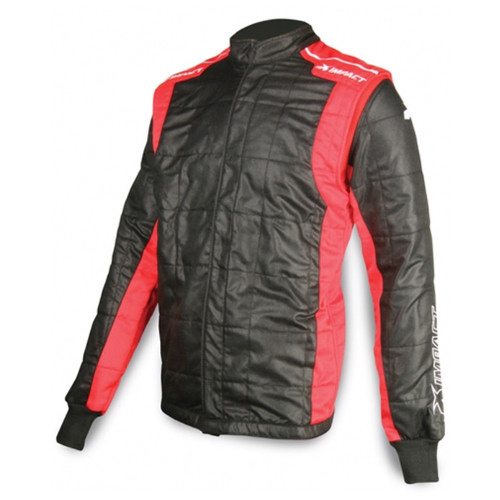 Driving Jacket - Racer2020 - SFI 3.2A/5 - Multiple Layer - Nomex - Black / Red - X-Large - Each
