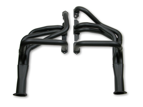 Headers - Super Competition - 1-3/4 in Primary - 3 in Collector - Steel - Black Paint - Small Block Chevy - Chevy Vega 1971-80 - Pair