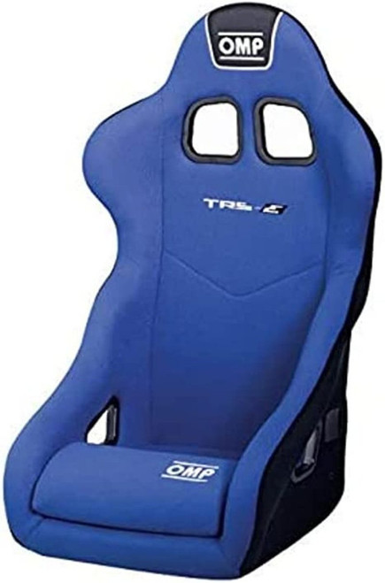 Seat - TRS-E - Driver Side - FIA Approved - Harness Openings - Velour - Blue - Each Seat - TRS-E - Driver Side - FIA Approved - Harness Openings - Velour - Blue - Each