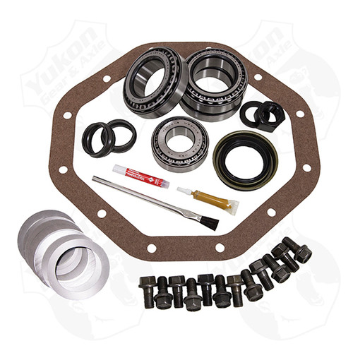 Differential Installation Kit - Master Overhaul - Bearings / Crush Sleeve / Gaskets / Hardware / Seals / Shims - Mopar 9.25 in 2001-14 - Kit