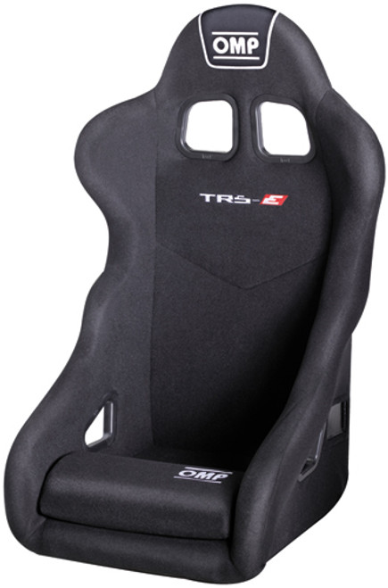Seat - TRS-E - FIA Approved - Side Bolsters - Harness Openings - Steel Frame - Black - X-Large - Each Seat - TRS-E - FIA Approved - Side Bolsters - Harness Openings - Steel Frame - Black - X-Large - Each