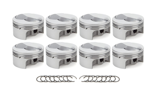 Piston - AutoTec - Forged - Dome - 4.500 in Bore - 1.5 x 1.5 x 3.0 mm Ring Grooves - Plus 19.40 cc - Big Block Chevy - Set of 8