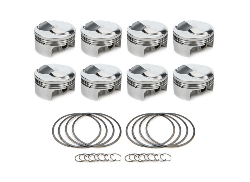 Piston - AutoTec - Forged - Dome - 4.310 in Bore - 1.5 x 1.5 x 3.0 mm Ring Grooves - Plus 21.20 cc - Big Block Chevy - Set of 8
