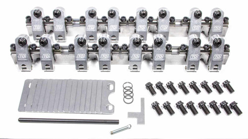 Rocker Arm - SportComp - Shaft Mount - 1.50 Ratio - Full Roller - Aluminum - Natural - Small Block Chevy - Kit Rocker Arm - SportComp - Shaft Mount - 1.50 Ratio - Full Roller - Aluminum - Natural - Small Block Chevy - Kit