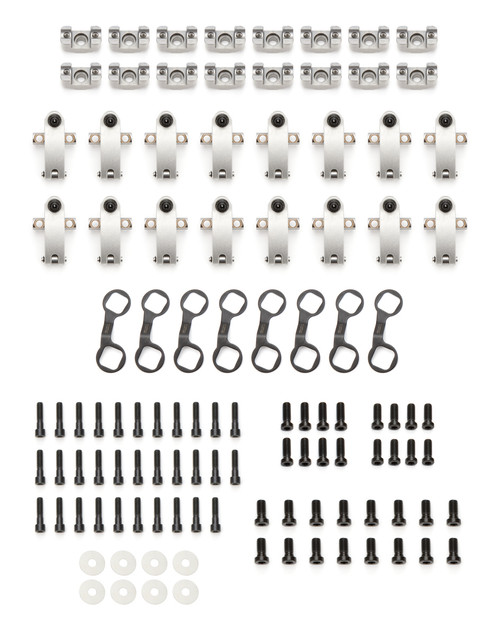Rocker Arm - Sportsman - Shaft Mount - 1.70 Ratio - Full Roller - Aluminum - Natural - AFR Heads - Big Block Chevy - Set of 16
