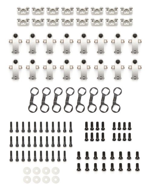 Rocker Arm - Sportsman - Shaft Mount - 1.70 Ratio - Full Roller - Aluminum - Natural - AFR V2 Heads - Big Block Chevy - Set of 16