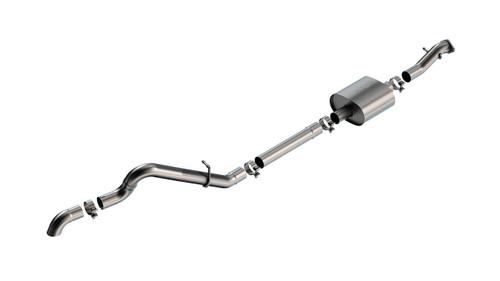 Exhaust System - S-Type - Cat-Back - 2-3/4 in Diameter - Stainless - Ford Ecoboost 4-Cylinder - Ford Midsize SUV 2021-22 - Kit