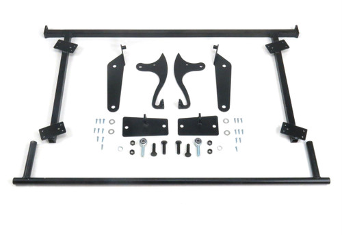 Hood Hinge - AutoLoc Tilt Hood - Steel - Black Powder Coat - Universal - Kit