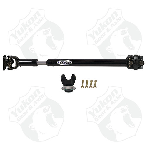 Drive Shaft - OE-Style - 1310 U-Joints - Hardware Included - Steel - Black Paint - Manual - Front - Jeep Wrangler JK 2012-17 - Each