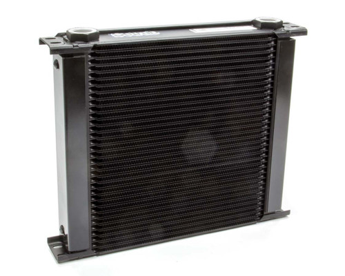 Fluid Cooler and Fan - 12.99 x 10.6 x 4.38 in - Plate Type - 22 mm x 1.50 Female Inlet / Outlet - Aluminum - Black Paint - Universal - Each