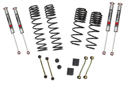 Suspension Lift Kit - Dual Rate Long Travel - 2 to 2-1/2 in Lift - Coil Springs / End Links / Hardware / Shocks / Spacers - M95 Shocks - Jeep Wrangler JL 2018-21 - Kit