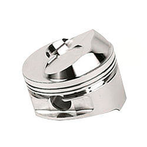 Piston - Big Block Open Chamber Dome - Forged - 4.530 in Bore - 1/16 x 1/16 x 3/16 in Ring Grooves - Plus 45.00 cc - Big Block Chevy - Set of 8