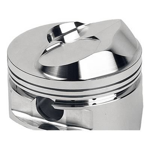 Piston - Big Block Open Chamber Dome - Forged - 4.350 in Bore - 1/16 x 1/16 x 3/16 in Ring Grooves - Plus 43.00 cc - Big Block Chevy - Set of 8 Piston - Big Block Open Chamber Dome - Forged - 4.350 in Bore - 1/16 x 1/16 x 3/16 in Ring Grooves - Plus 43.00 cc - Big Block Chevy - Set of 8