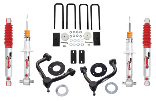 Suspension Leveling Kit - RS9000XL - 3 in Lift - Brackets / Bushings / Control Arms / Hardware / Shocks - GM Fullsize Truck 2019-20 - Kit