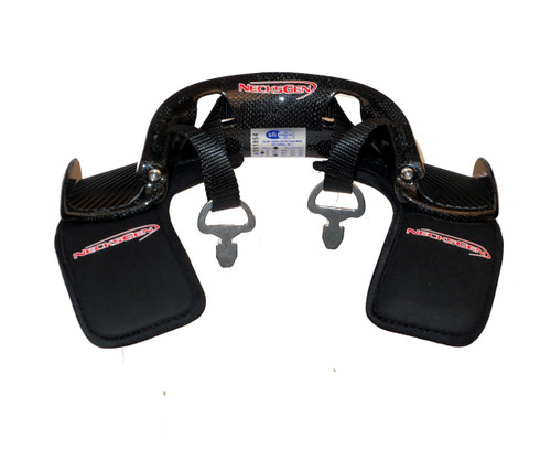 Head and Neck Support - REV2 Carbon - SFI 38.1 - Carbon Fiber - Medium - 2 in Harness - Kit