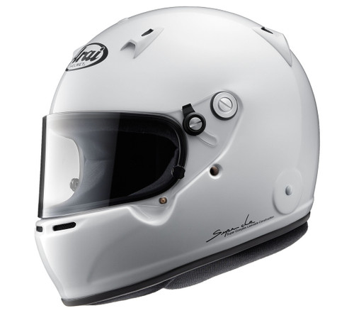 Helmet - GP-5W - Closed Face - Snell SA2020 - FIA Approved - Head and Neck Support Ready - White - Large - Each
