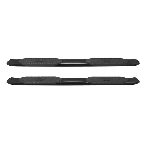 Step Bars - Pro Traxx - 5 in Oval Curved - Mount Kit Included - Steel - Black Powder Coat - Quad Cab - Ram Fullsize Truck 2019 - Pair