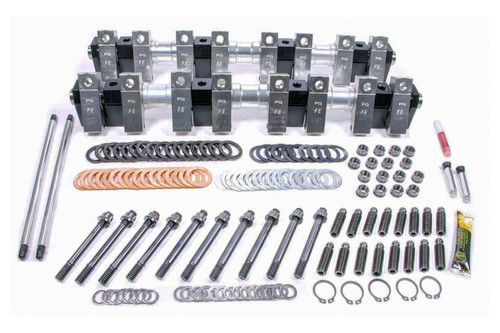 Rocker Arm - Platinum Series - Heavy Duty - Shaft Mount - 1.75 Ratio - Aluminum - Natural - FE-Series 1958-77 - Kit