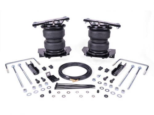 Air Spring Kit - Loadlifter 5000 Ultimate - Bags / Brackets / Lines - 5000 lb Capacity - Black Powder Coat Brackets - Rear - Ford Fullsize Truck 2023 - Kit