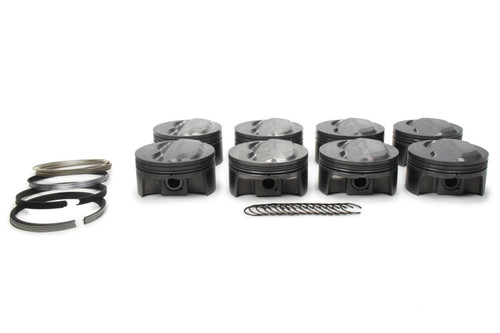 Piston and Ring - PowerPak - Forged - 4.060 in Bore - 1.0 x 1.0 x 2.0 mm Ring Groove - Plus 11.10 cc - Small Block Chevy - Kit